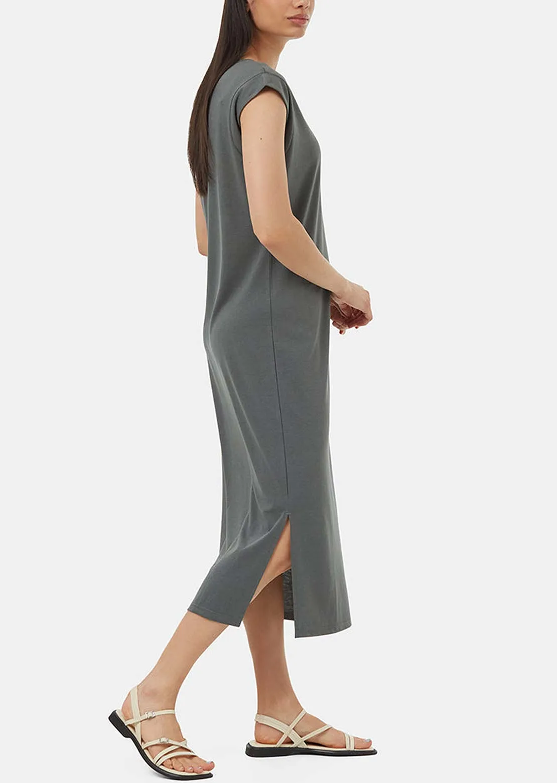 Tentree Women's TreeBlend V-Neck Midi Dress sold by Prfo product image thumbnail 2