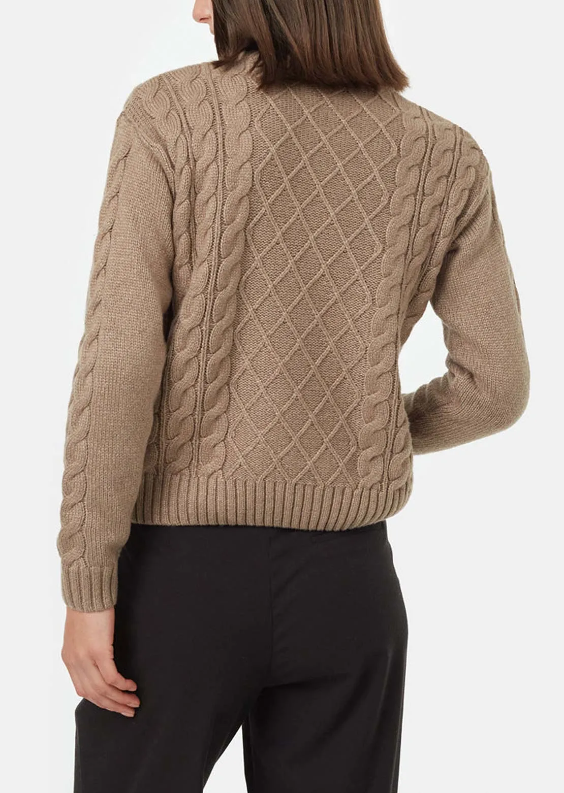 Tentree Women's Highline Wool Cable Crew sold by Prfo product image thumbnail 3