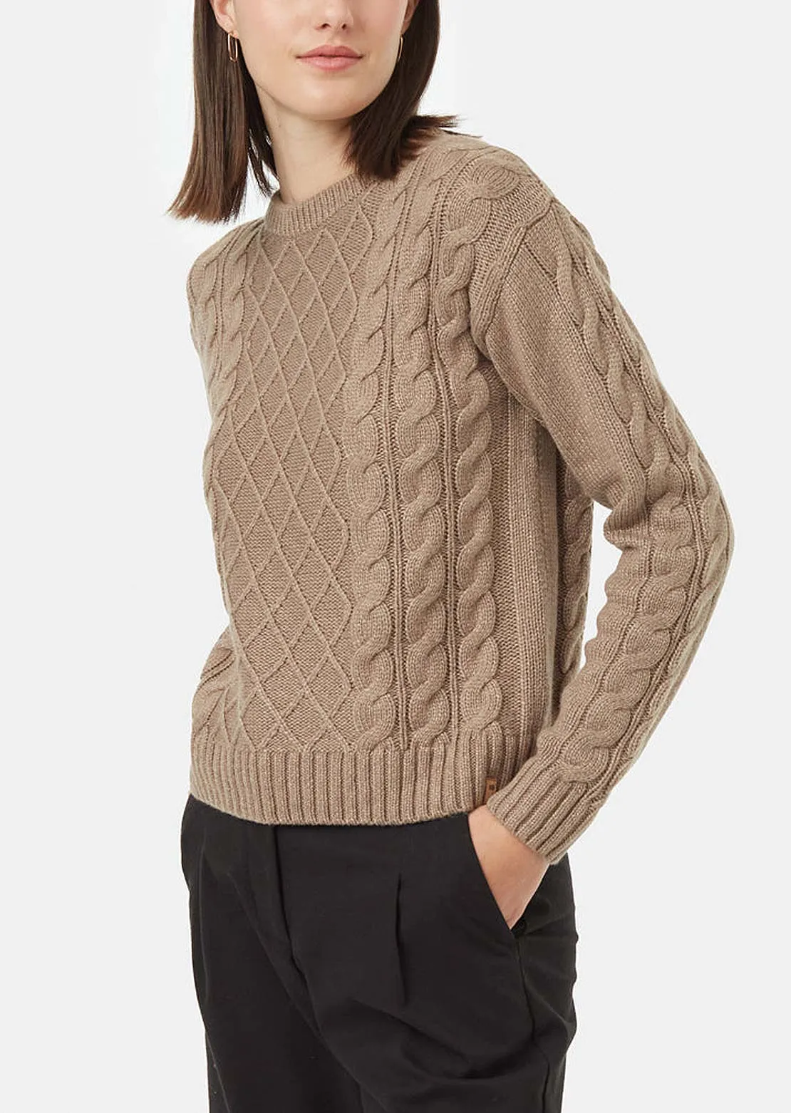 Tentree Women's Highline Wool Cable Crew sold by Prfo product image thumbnail 2