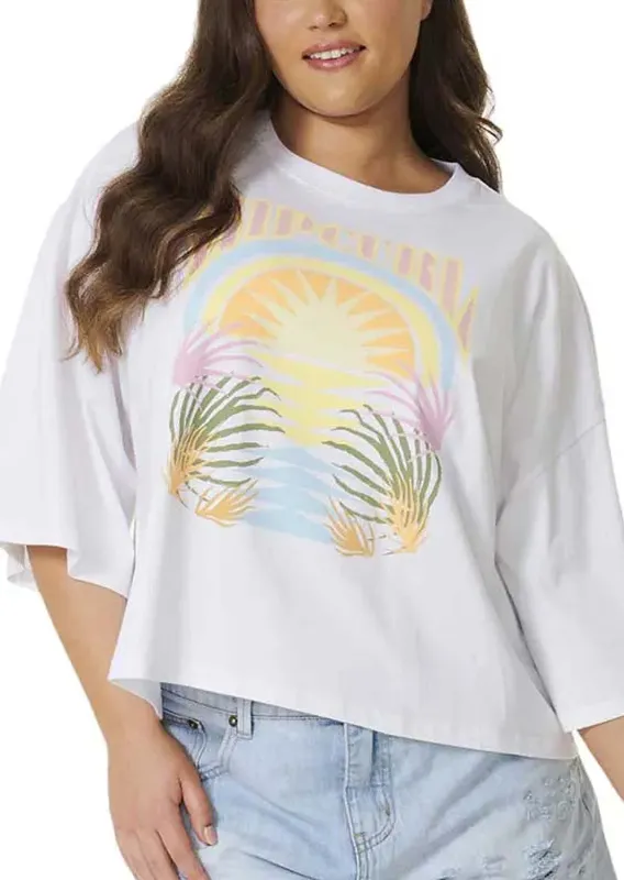 Rip Curl Women's Glow Heritage Crop T-Shirt sold by Prfo