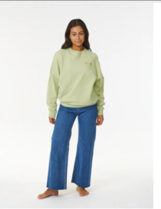 Rip Curl Women's La Quinta Relaxed Crew Long Sleeve sold by Prfo