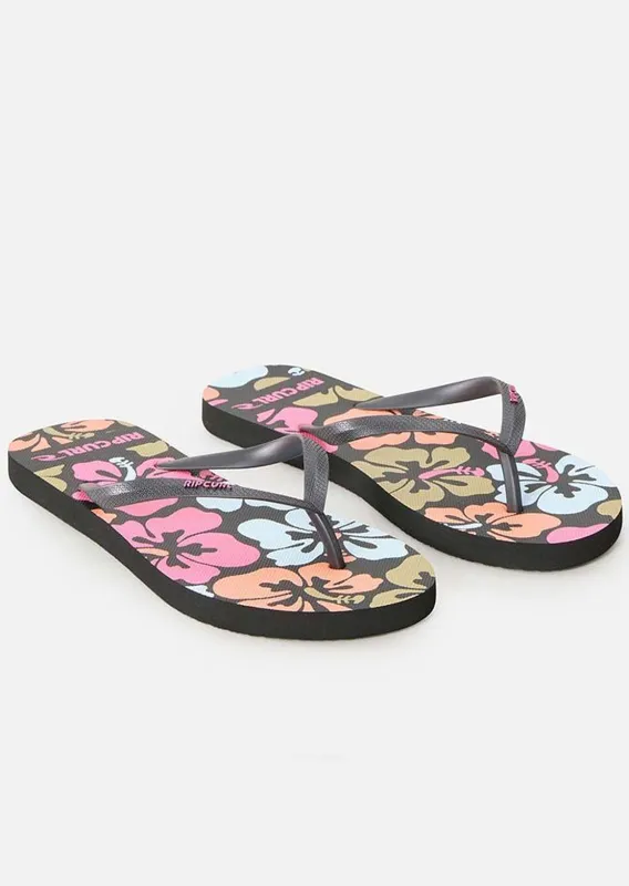 Rip Curl Women's Hibiscus Heat Bloom Open Toe Slippers sold by Prfo
