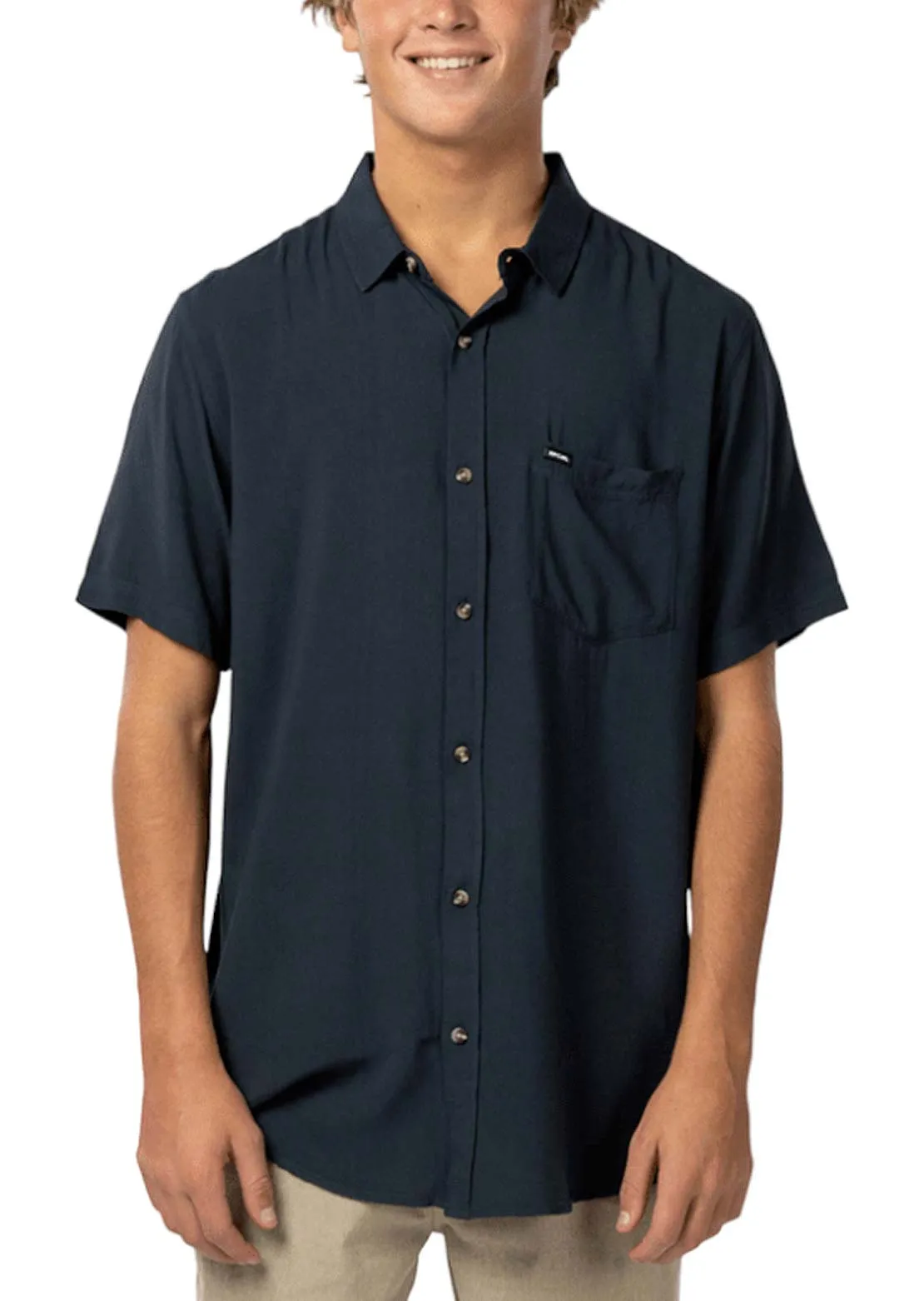 Rip Curl Men's Ourtime Viscose Button Up Shirt sold by Prfo
