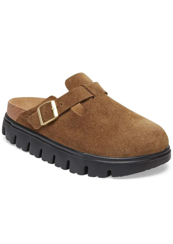 Birkenstock Women's Boston Chunky Suede Leather Sandals sold by Prfo