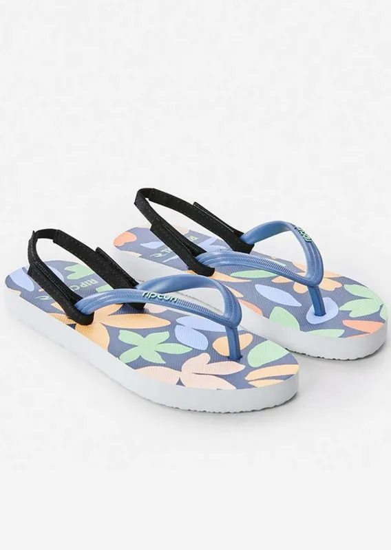 Rip Curl Junior Holiday Tropics Bloom Slippers made by Ripcurl