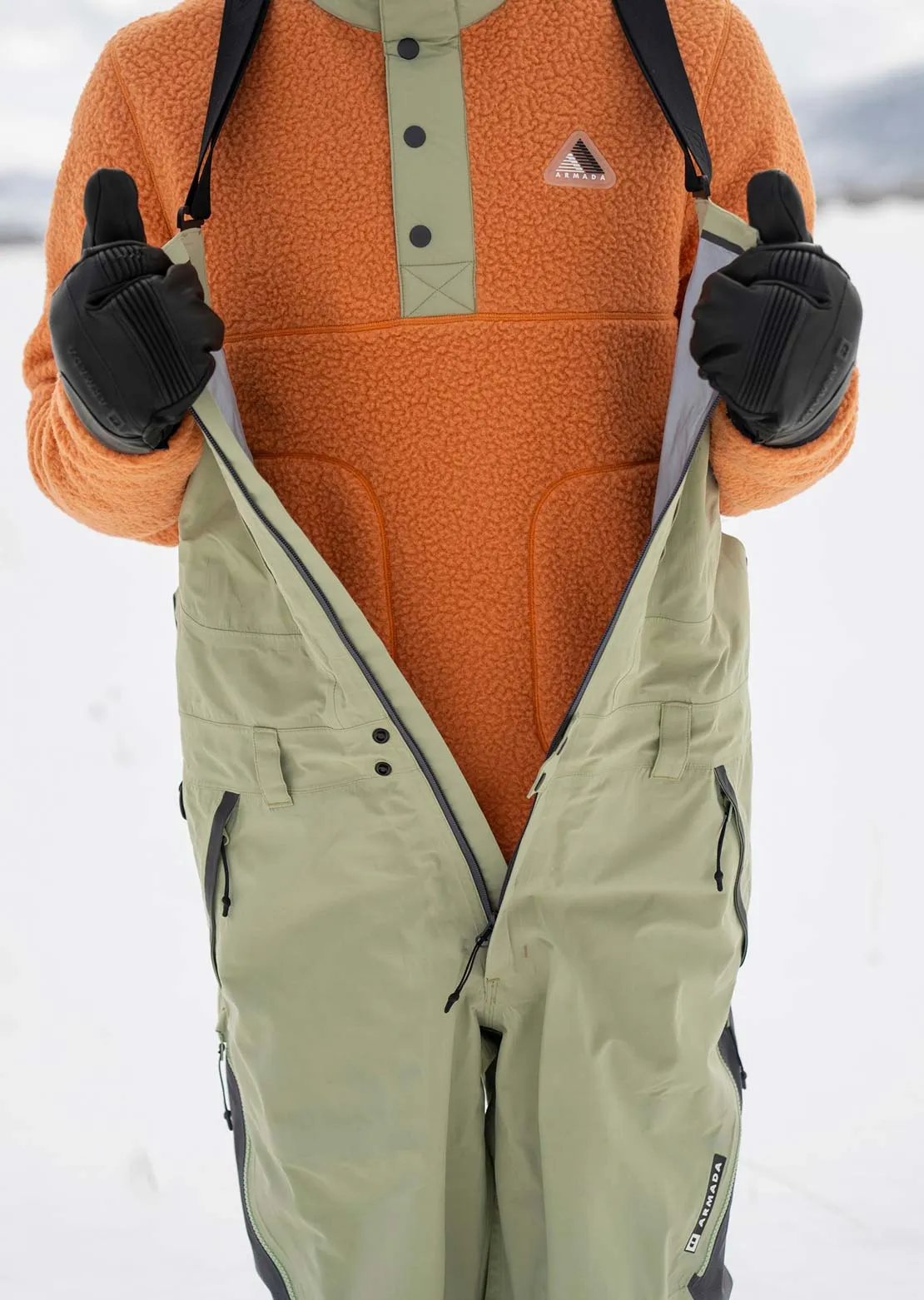 Armada Men's Emmons 3L Breathable Bib Pants sold by Prfo product image thumbnail 4