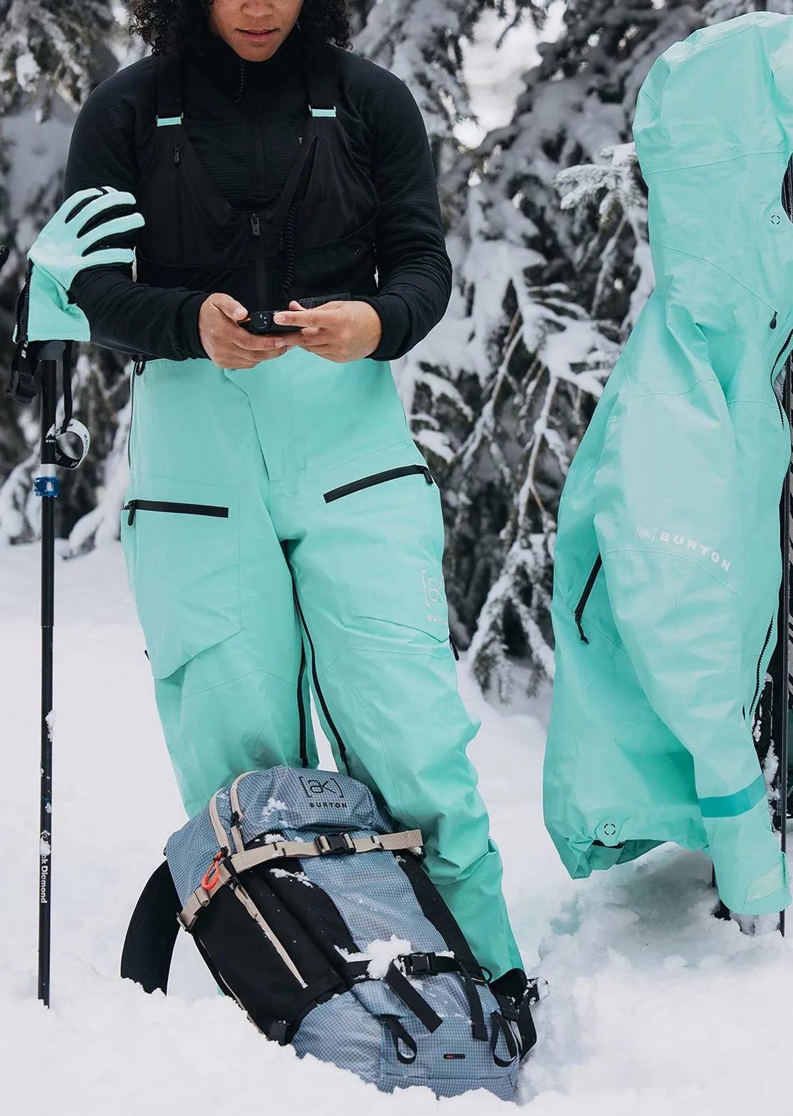 Burton Women's AK GORE-TEX Tusk 3L Hi-Top Bib Pants sold by Prfo product image thumbnail 2