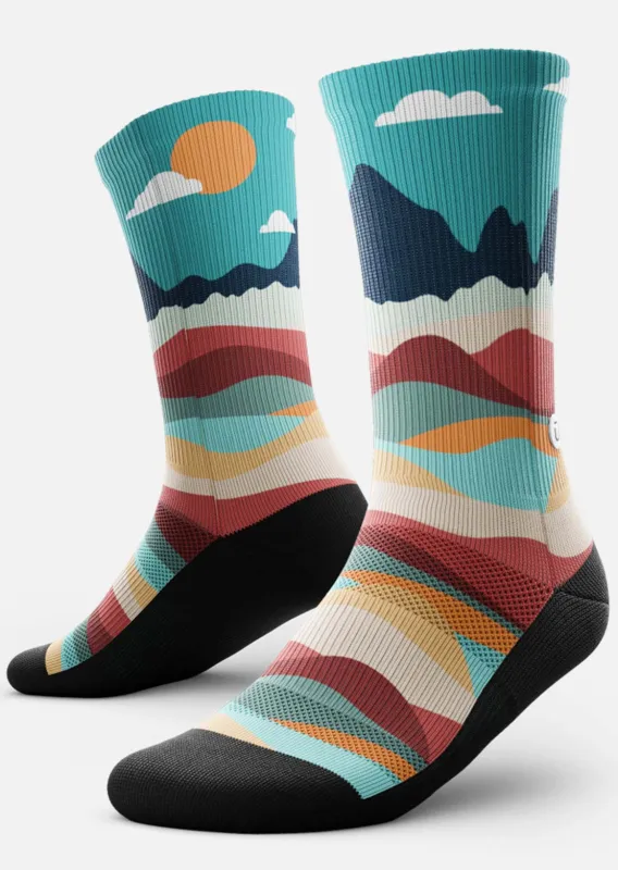 Outway Head In The Clouds Crew Socks sold by Prfo