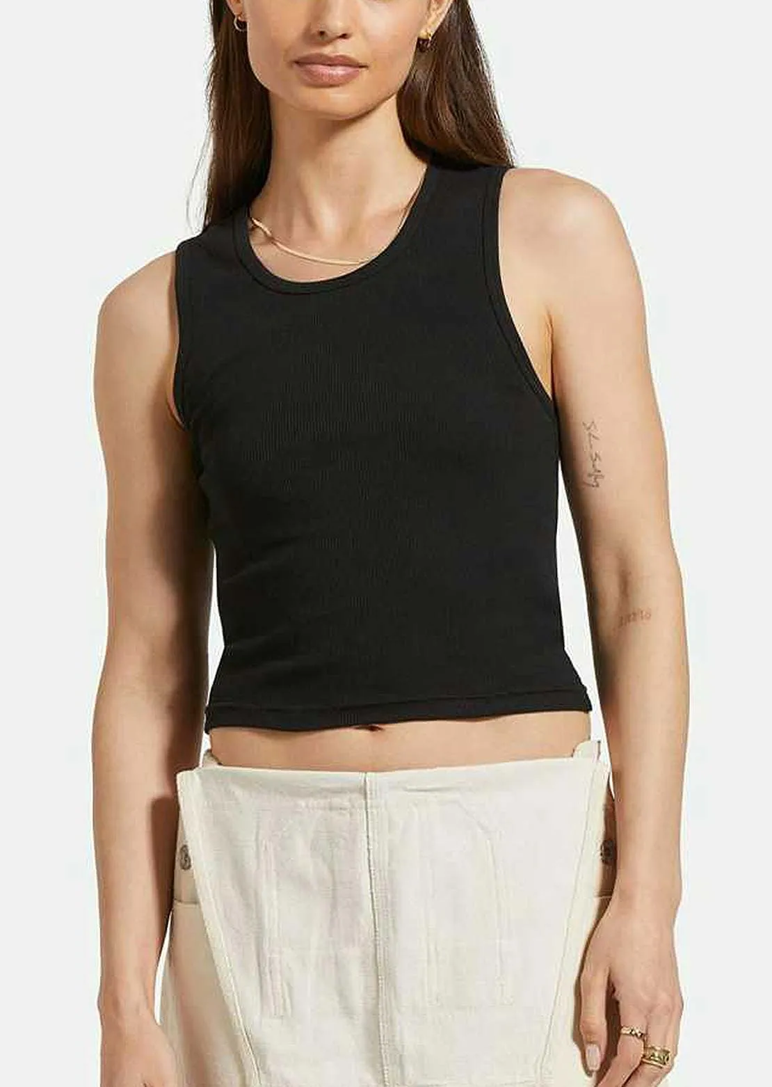 Brixton Women's Classic Organic A-Tank T-Shirt sold by Prfo product image thumbnail 2