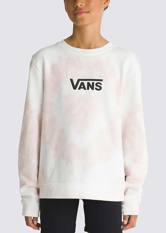 Vans Junior Tie Dye Heart Crew Pullover sold by Prfo