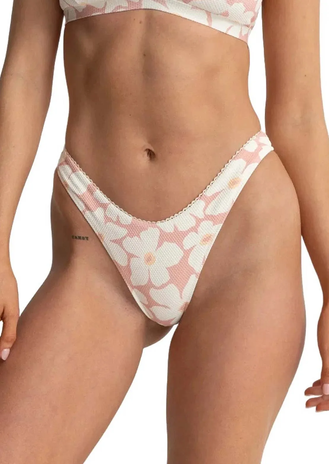 Rhythm Women's Mimi Floral Hi Cut Bikini Bottom sold by Prfo