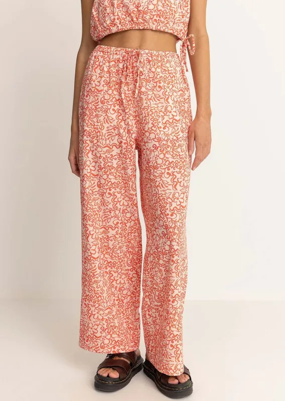 Rhythm Women's Islander Floral Drawstring Pants sold by Prfo