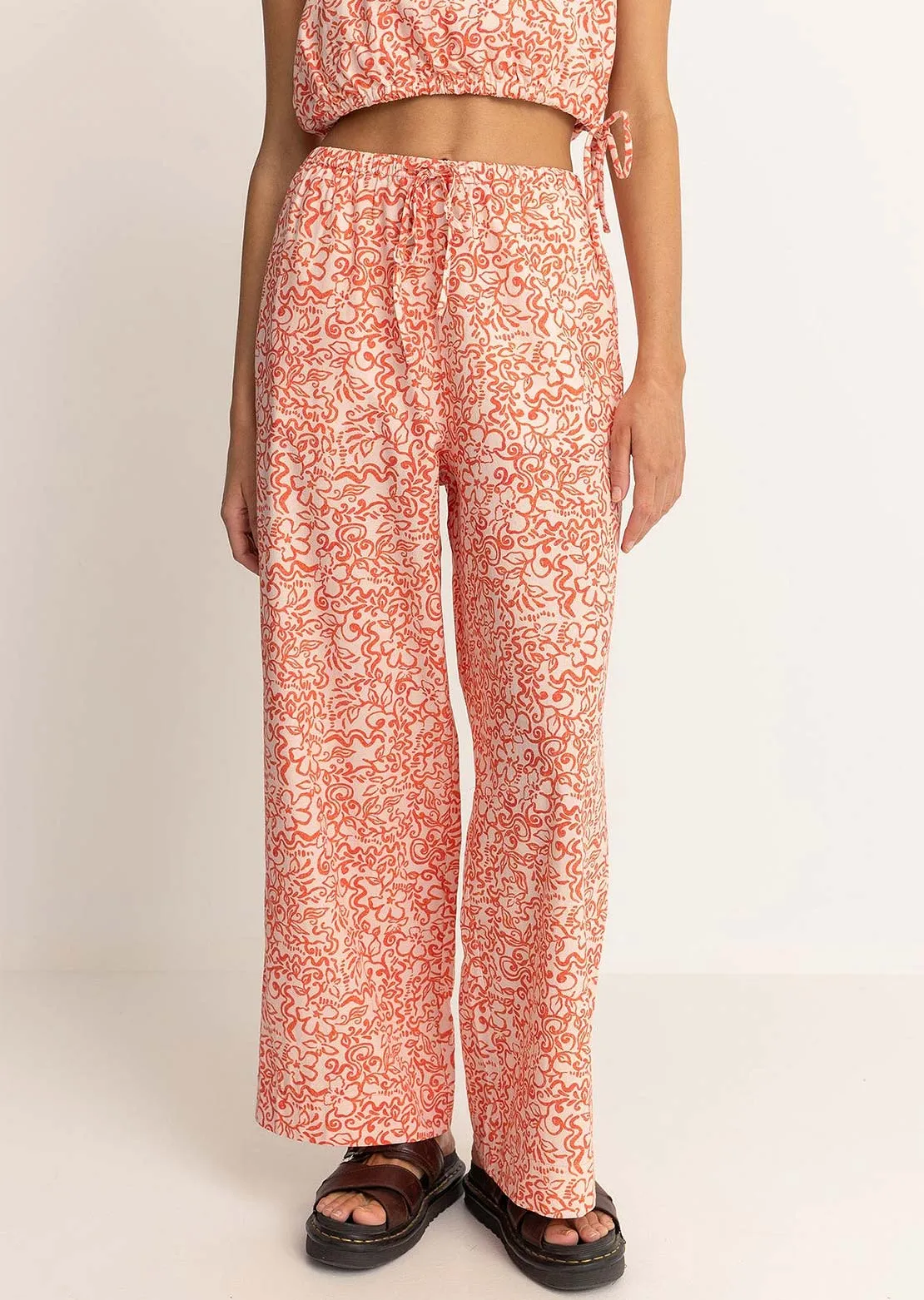 Rhythm Women's Islander Floral Drawstring Pants sold by Prfo