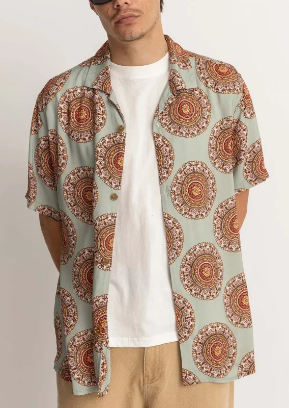 Rhythm Men's Dial Cuban Button Up Shirt sold by Prfo