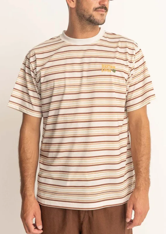 Rhythm Men's Vintage Stripe T-Shirt sold by Prfo