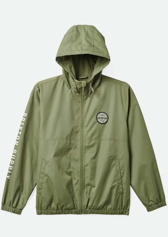 Brixton Men's Claxton Crest LW Zip Hood sold by Prfo
