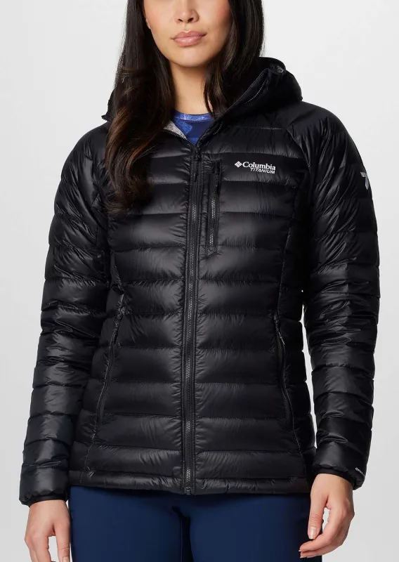 Columbia Women's Arctic Crest Down Hooded Jacket made by Columbia
