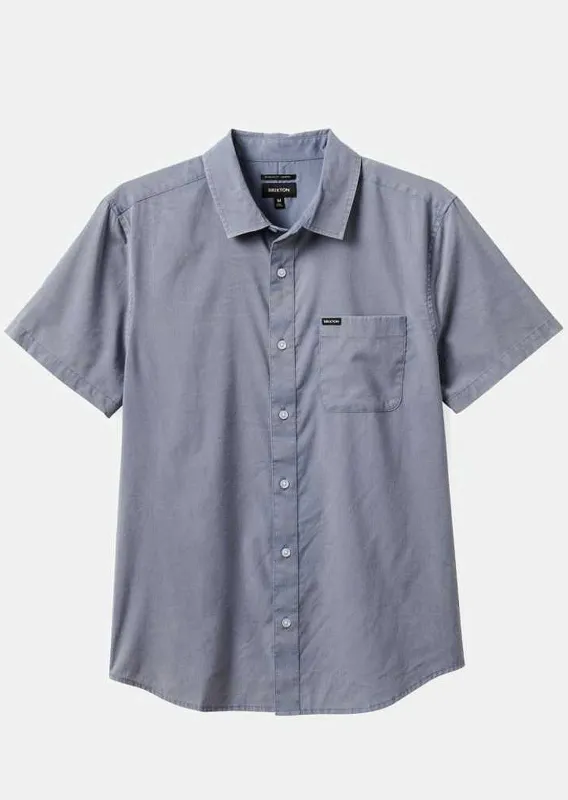 Brixton Men's Charter Sol Wash Woven Button Up Shirt sold by Prfo
