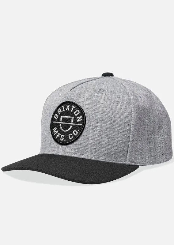 Brixton Crest C MP Snapback Cap sold by Prfo
