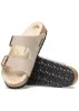 Birkenstock Women's Arizona Desert Microfiber/Shearling Narrow Sandals sold by Prfo