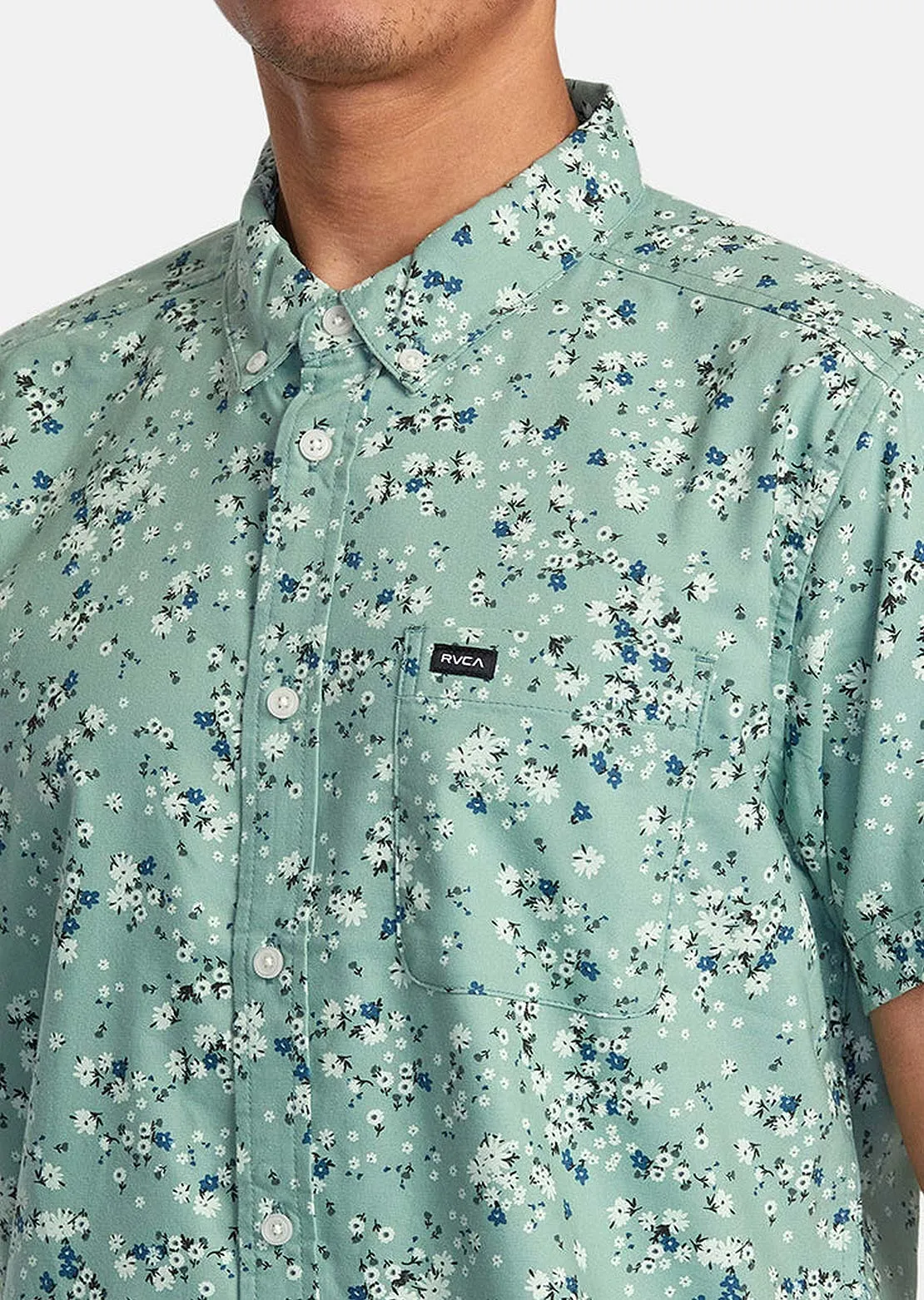 RVCA Men's Thatll Do Print Button Up Shirts sold by Prfo product image thumbnail 5