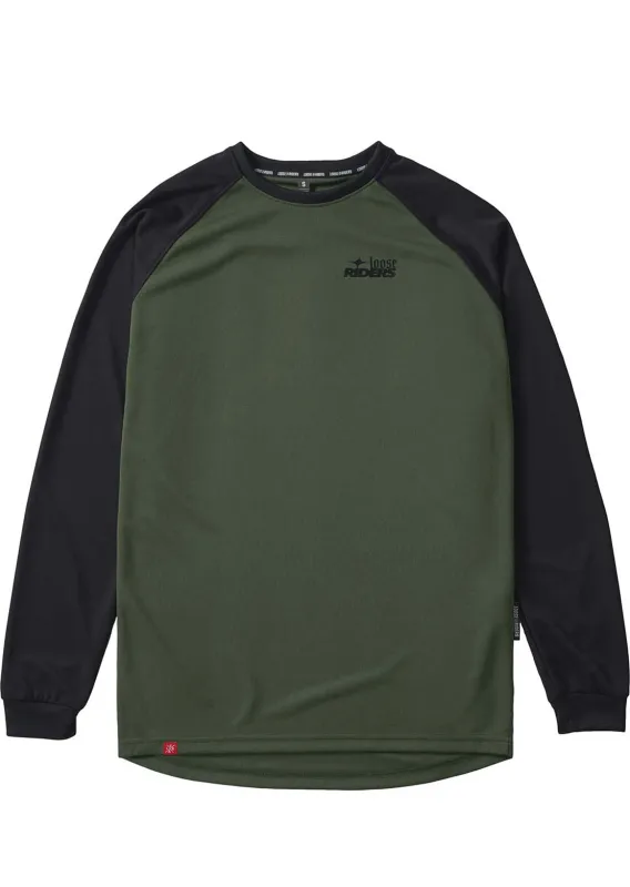 Loose Riders Men's Essential Long Sleeve Jersey sold by Prfo