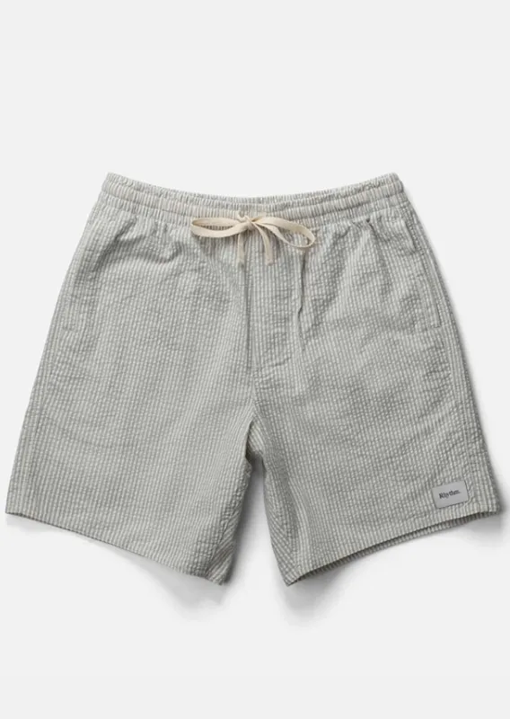 Rhythm Men's Seersucker Jam Shorts sold by Prfo