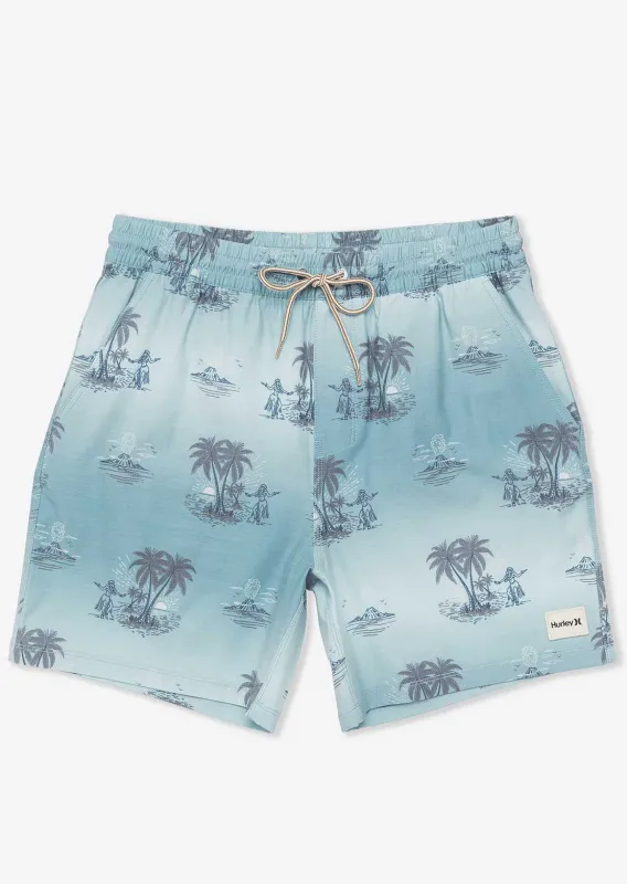 Hurley Men's Phantom Naturals Cannonball 17 Volley Shorts sold by Prfo