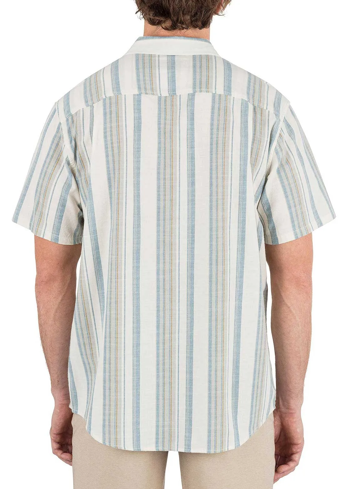 Hurley Men's One And Only Lido Stripe Button Up Shirts sold by Prfo product image thumbnail 2