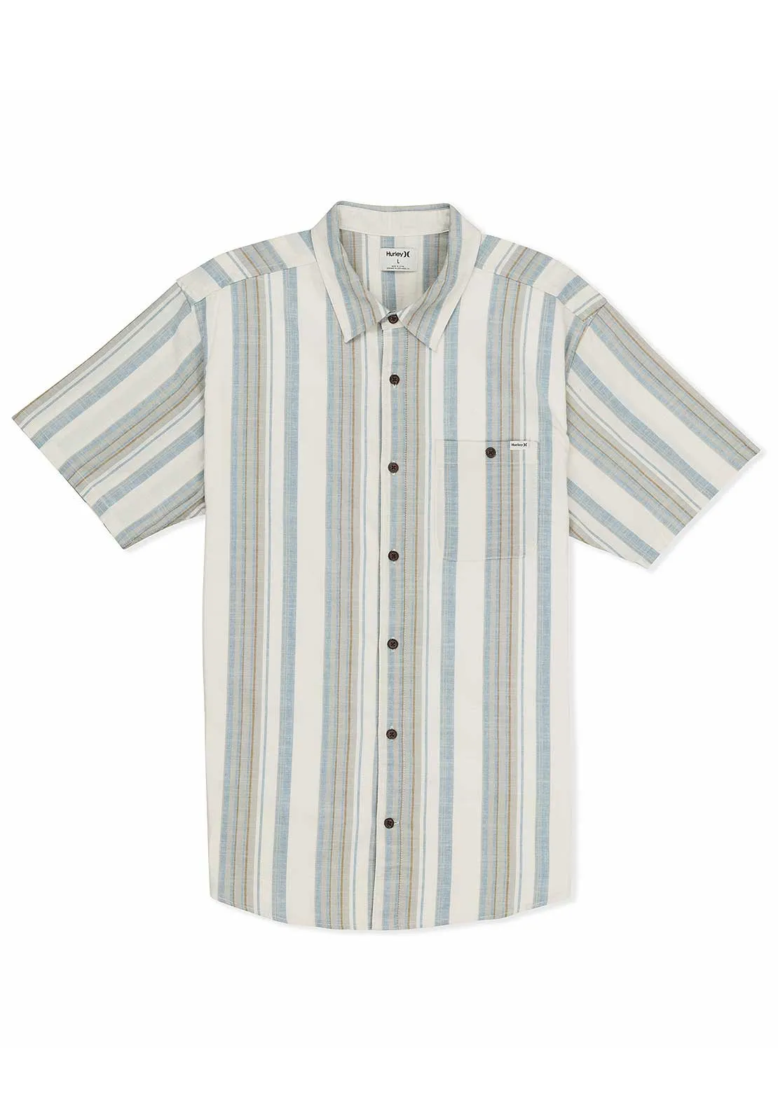 Hurley Men's One And Only Lido Stripe Button Up Shirts sold by Prfo product image thumbnail 3