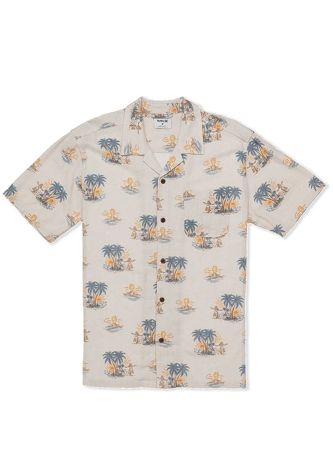Hurley Men's Laguna Camp Button Up Shirts sold by Prfo