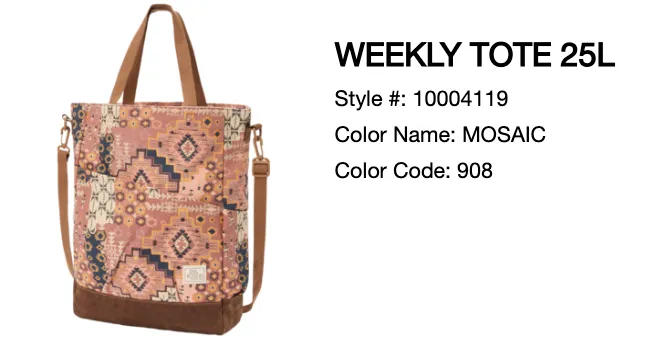 Dakine Unisex Weekly 25L Tote Bag sold by Prfo