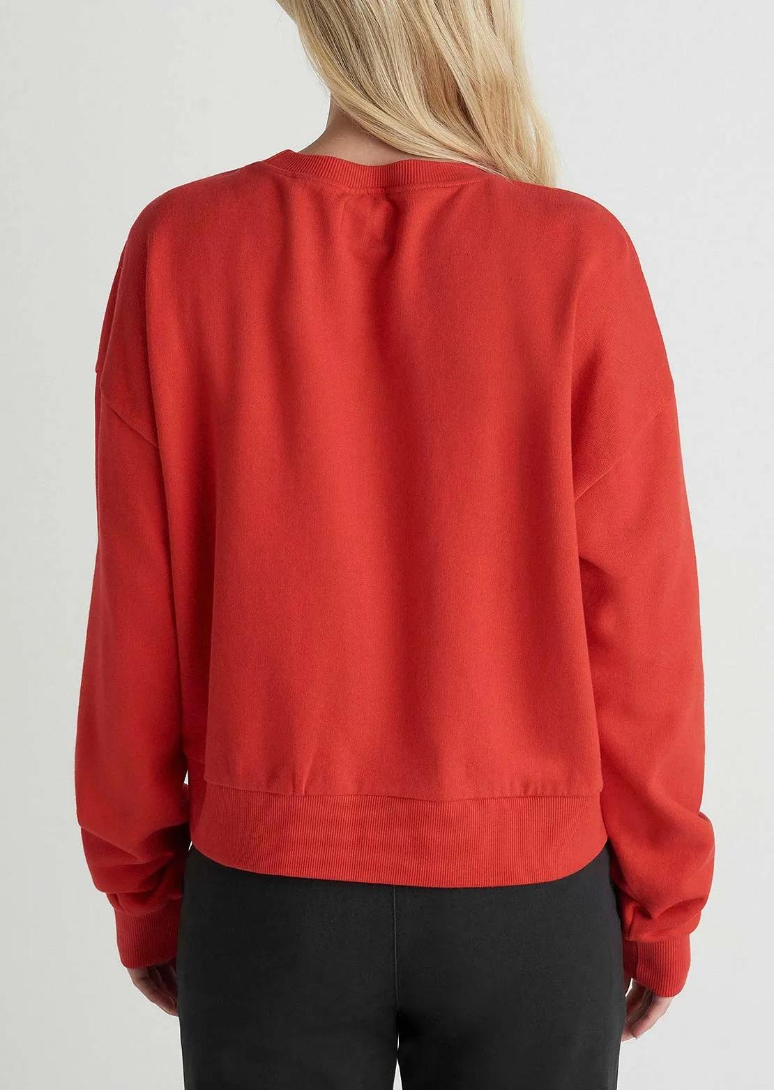 Hurley Women's Leisure Club Boxy Crew Long Sleeve sold by Prfo product image thumbnail 3