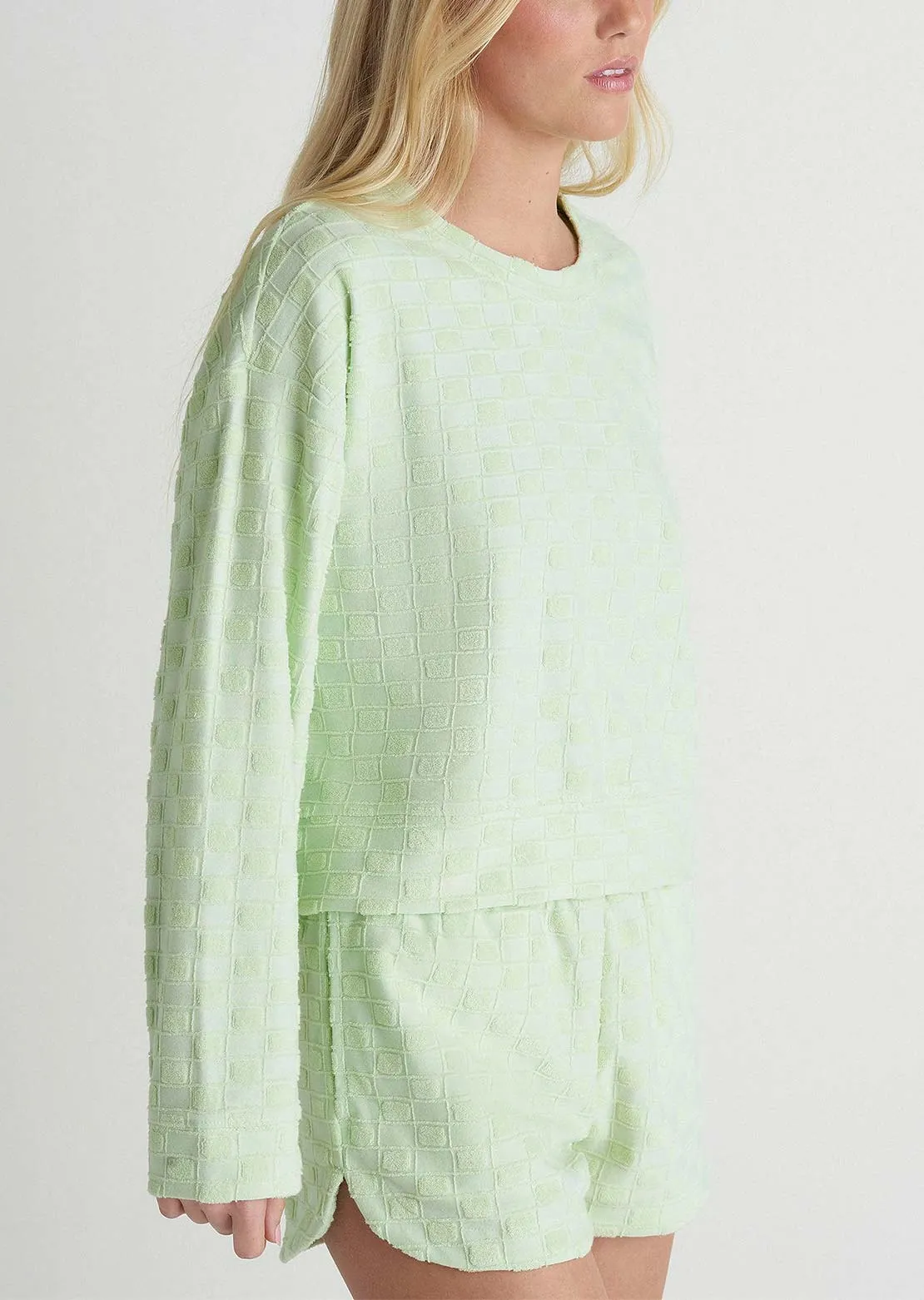 Hurley Women's Venice Terry Boxy Crew Long Sleeve sold by Prfo product image thumbnail 2