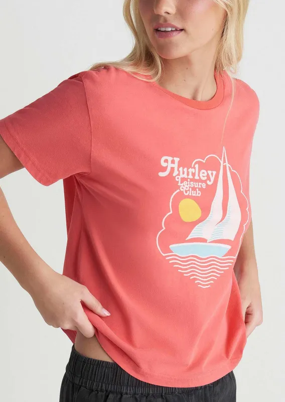 Hurley Women's Leisure Club Classic T-shirt sold by Prfo