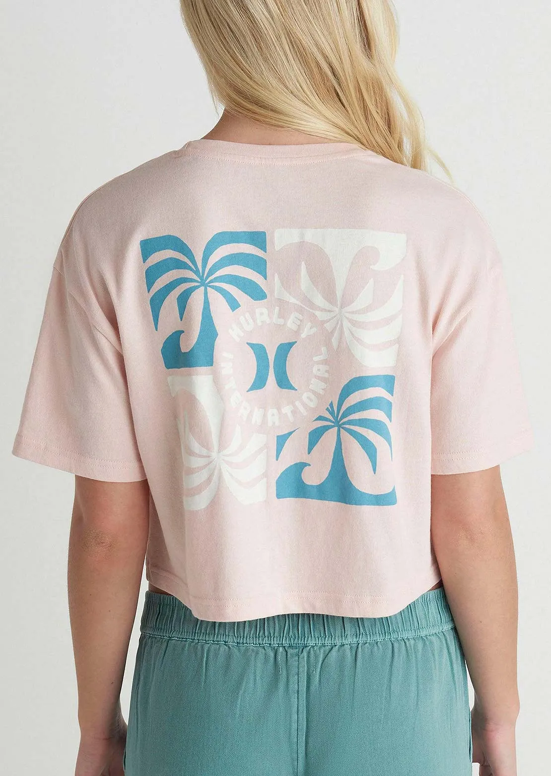 Hurley Women's Coast To Coast Boxy Crop T-shirt sold by Prfo product image thumbnail 3