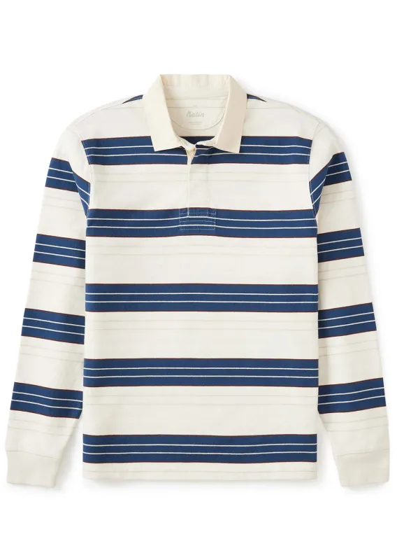 Katin Men's Greg Long Sleeve Rugby Polo made by Katin