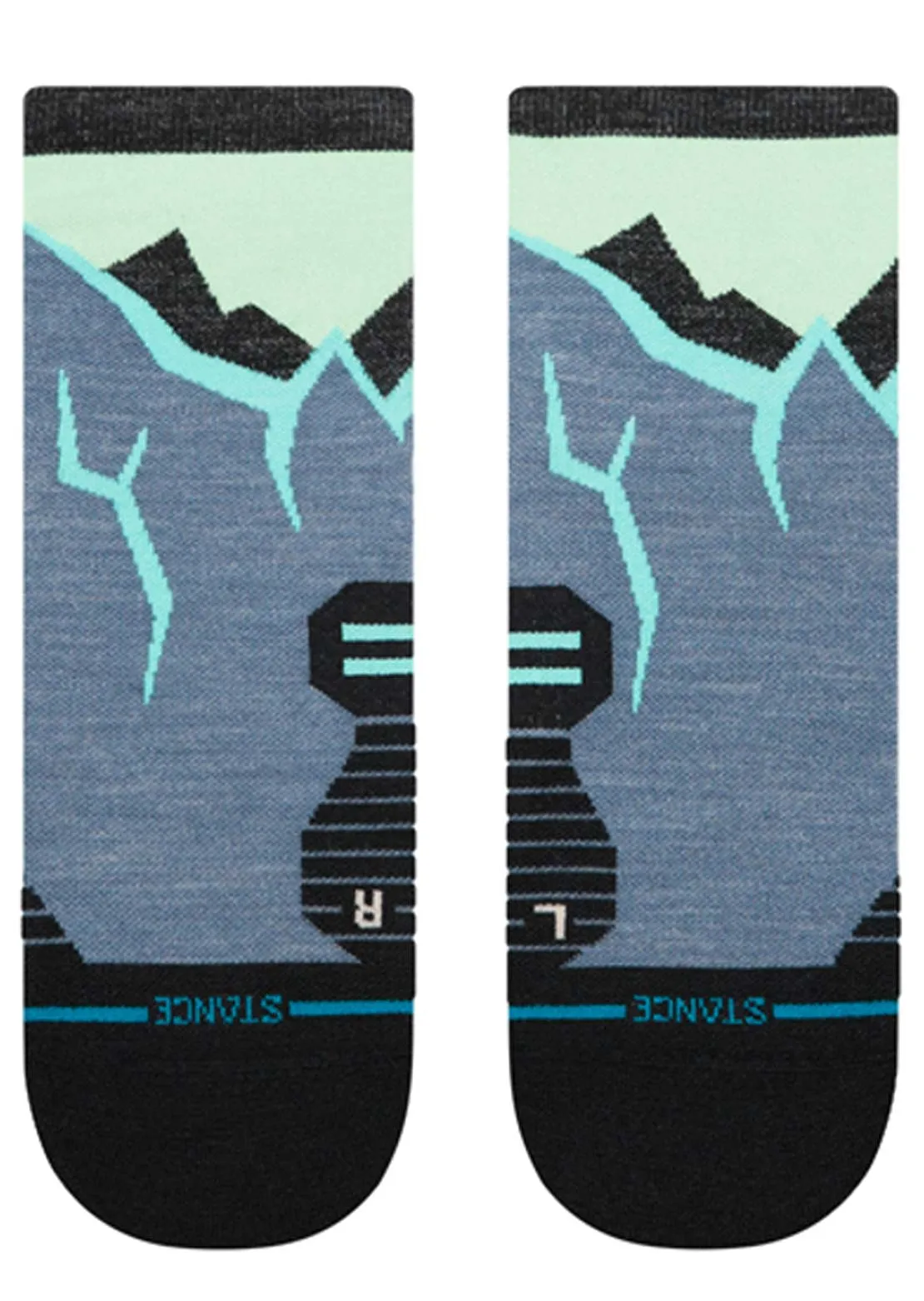 Stance Unisex Run Icy Mountain LT Wool QTR Socks sold by Prfo product image thumbnail 2