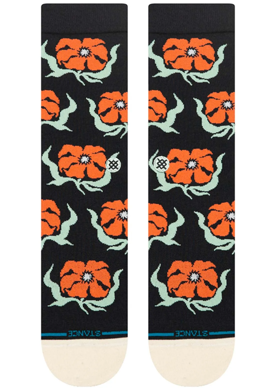 Stance Unisex Broadcast Floral Crew Socks sold by Prfo product image thumbnail 2