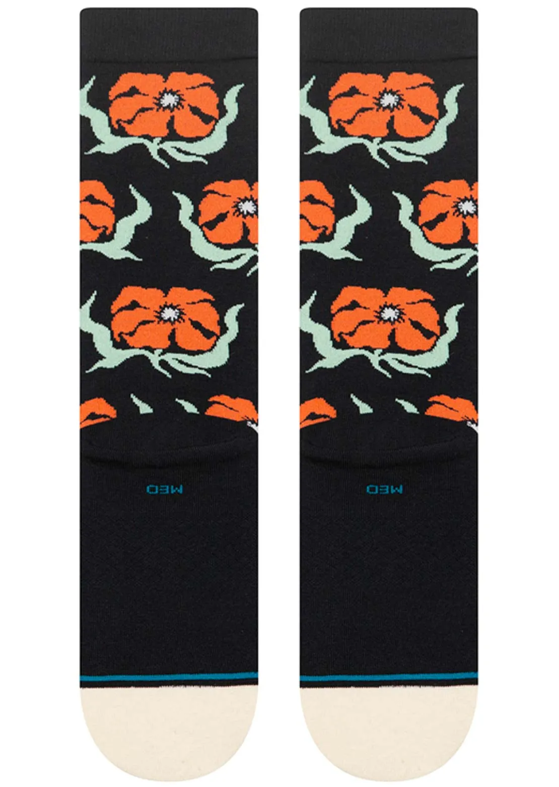 Stance Unisex Broadcast Floral Crew Socks sold by Prfo product image thumbnail 3
