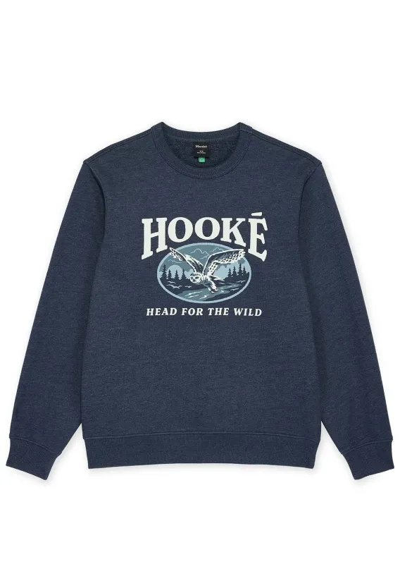 Hooké Men's Snowy Owl Crewneck Sweatshirt sold by Prfo