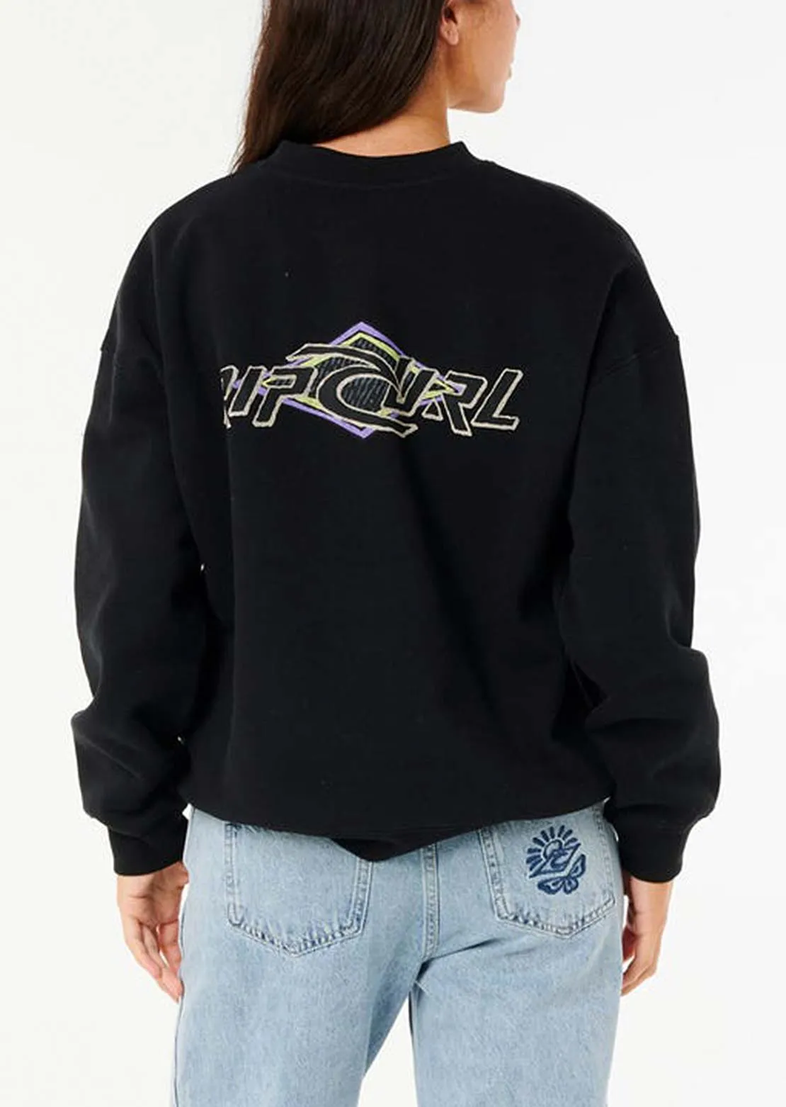 Rip Curl Women's Neon Diamond Heritage Crew Longsleeve sold by Prfo product image thumbnail 3