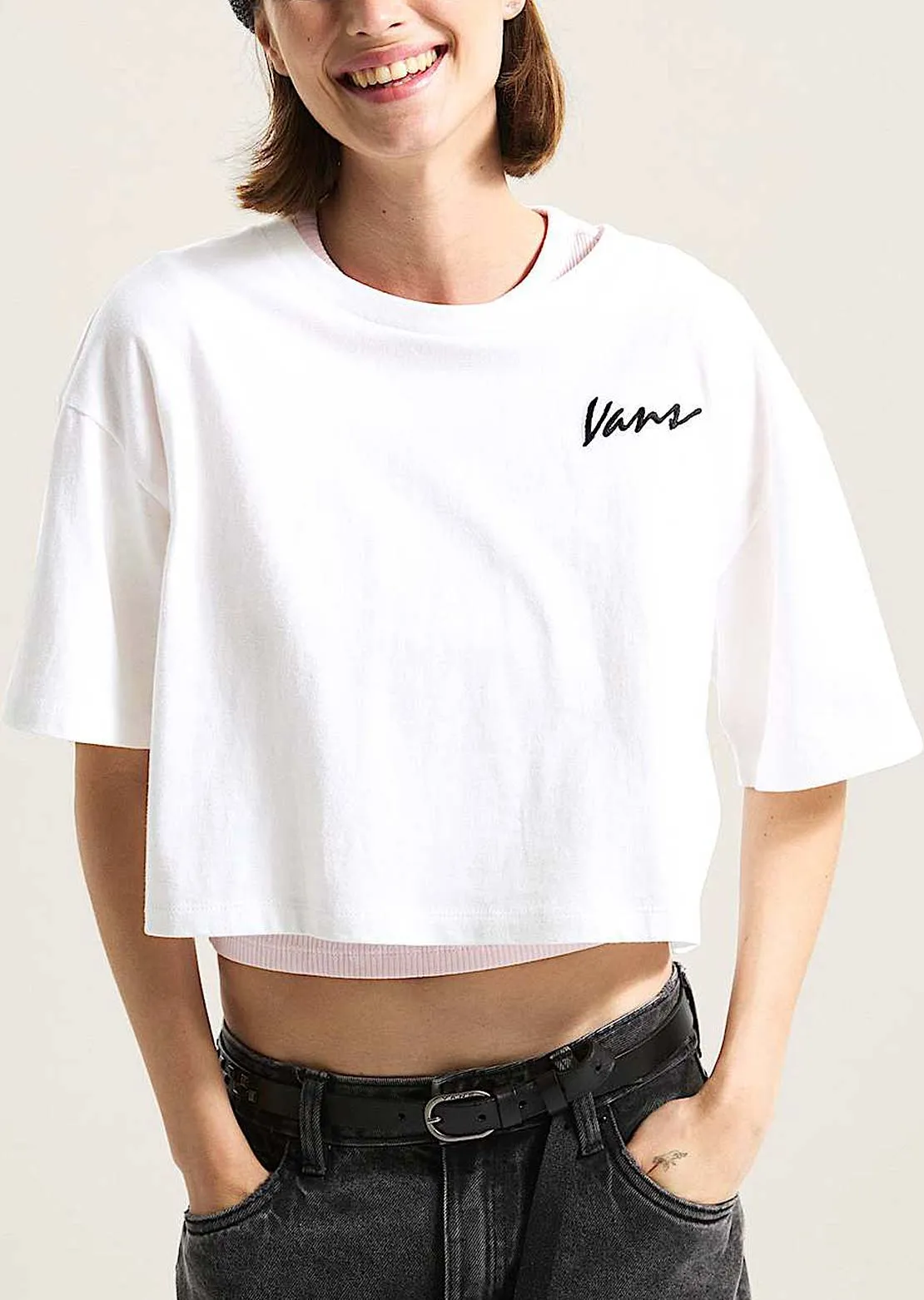 Vans Women's Classic Script T-Shirt sold by Prfo product image thumbnail 3