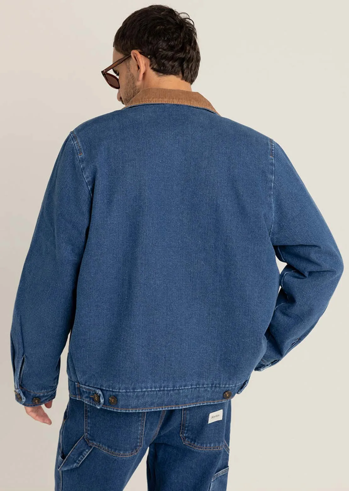 Rhythm Men's Washed Denim James Jacket sold by Prfo product image thumbnail 3