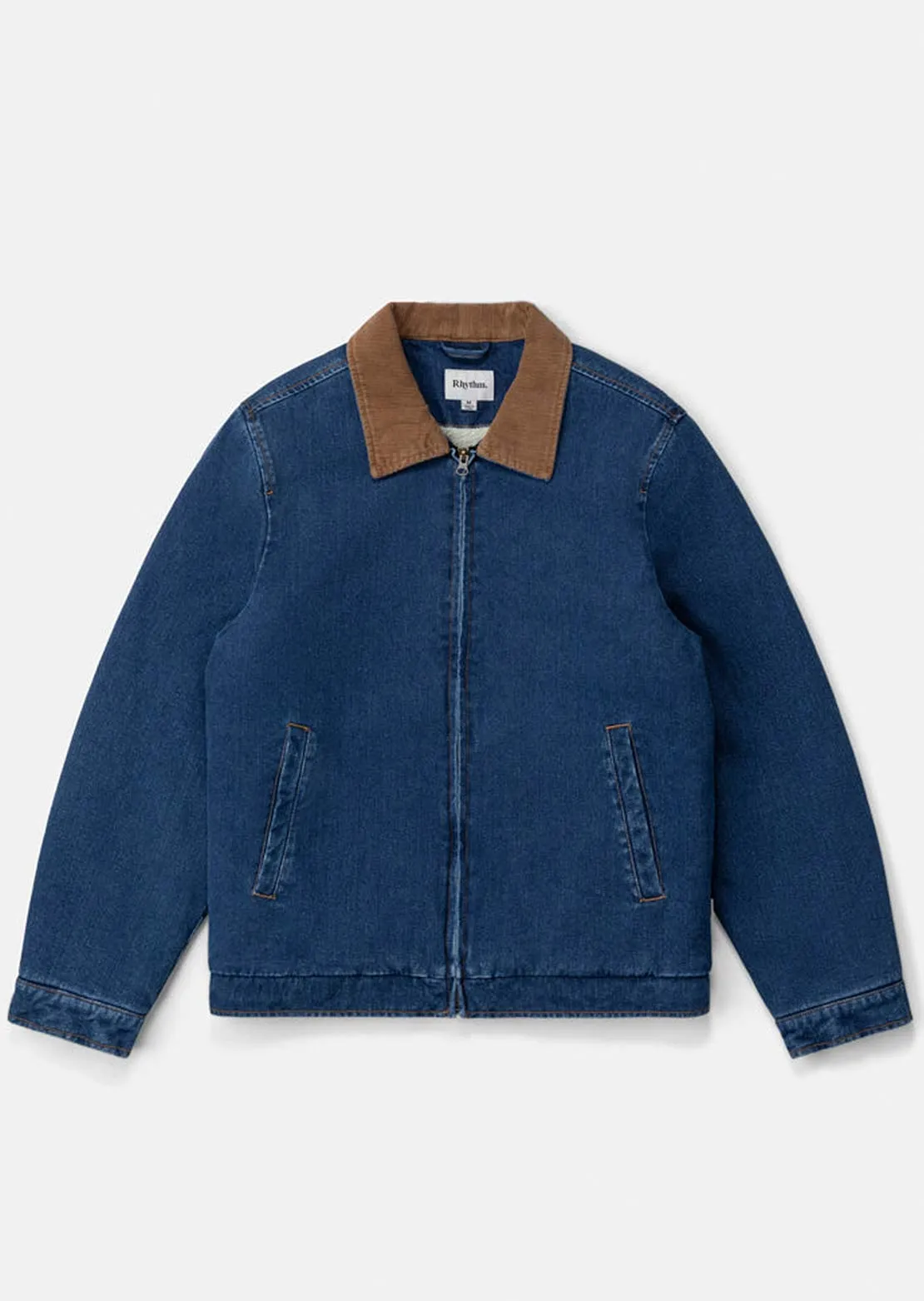 Rhythm Men's Washed Denim James Jacket sold by Prfo