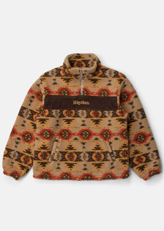 Rhythm Men's High Noon Quarter Zip Fleece sold by Prfo