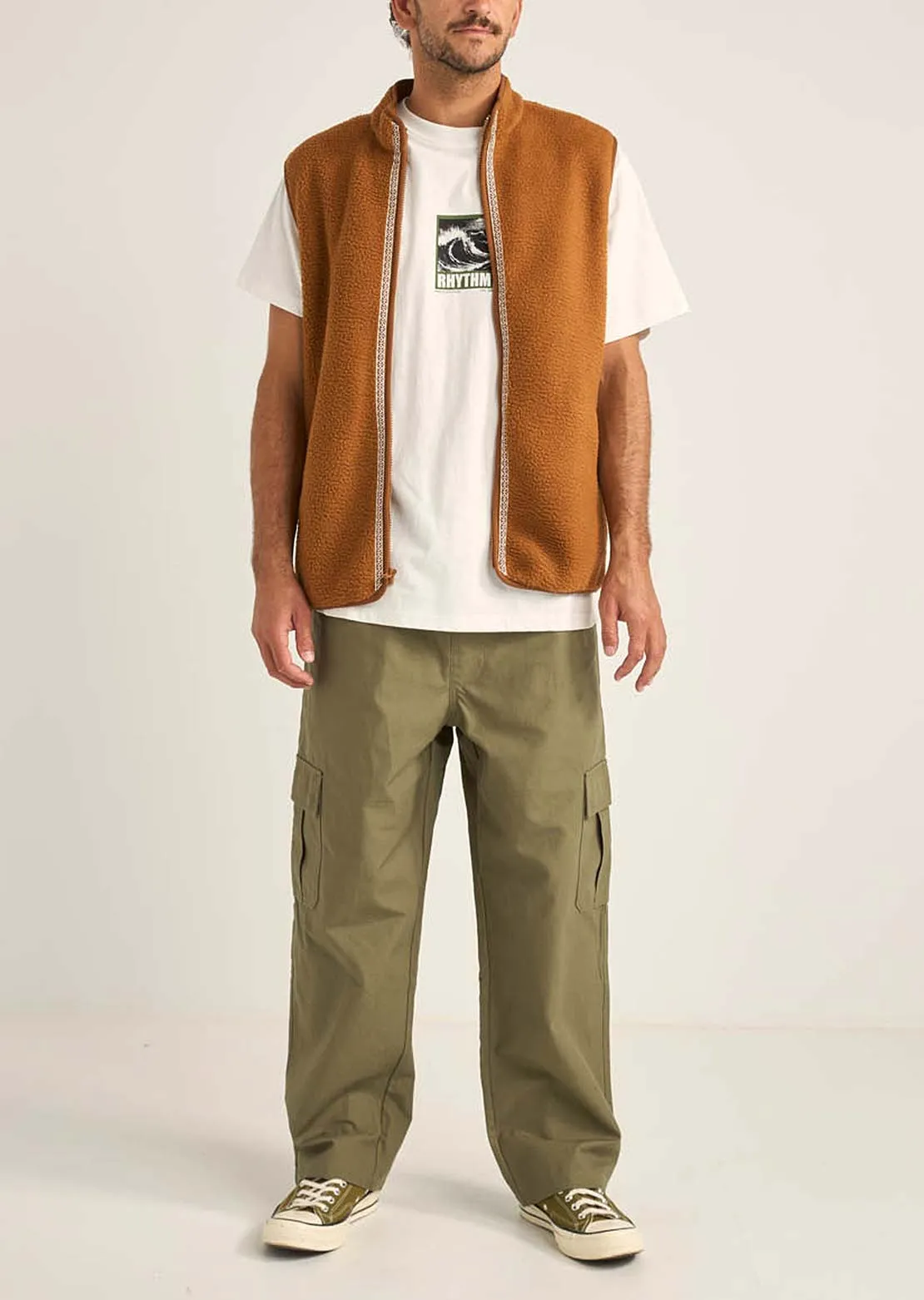Rhythm Men's Marco Sherpa Vest sold by Prfo product image thumbnail 4