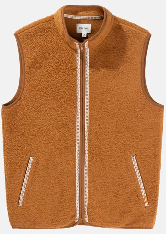 Rhythm Men's Marco Sherpa Vest sold by Prfo