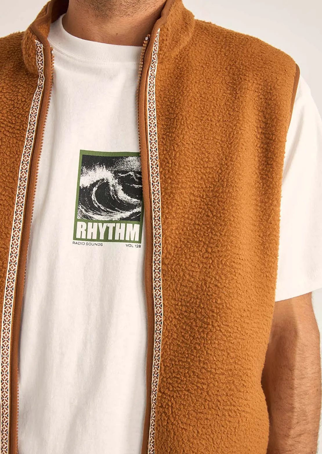 Rhythm Men's Marco Sherpa Vest sold by Prfo product image thumbnail 5