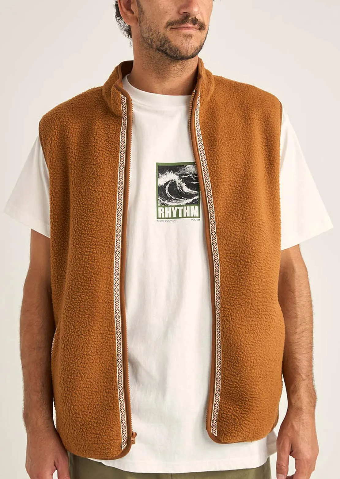 Rhythm Men's Marco Sherpa Vest sold by Prfo product image thumbnail 2